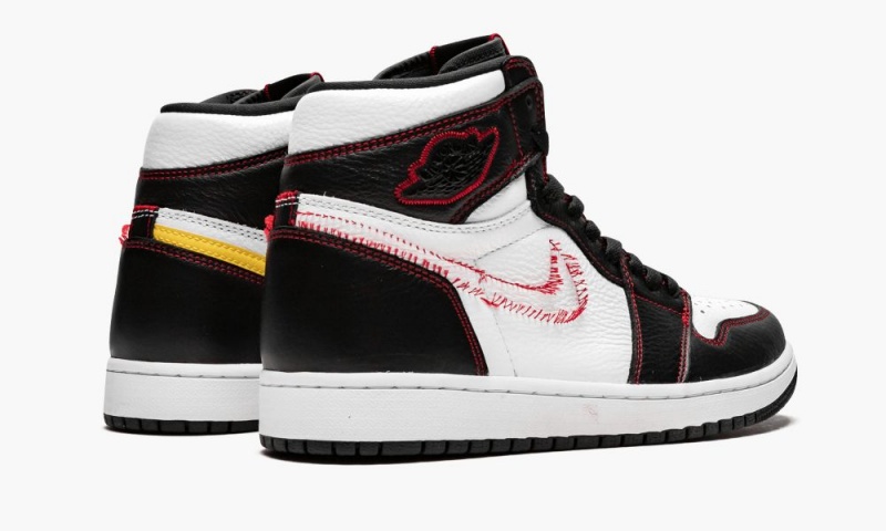 Nike Air Jordan 1 Retro High OG 'Defiant Yellow' Miesten Kengät Valkoinen Mustat Punainen | 530UNMBOK