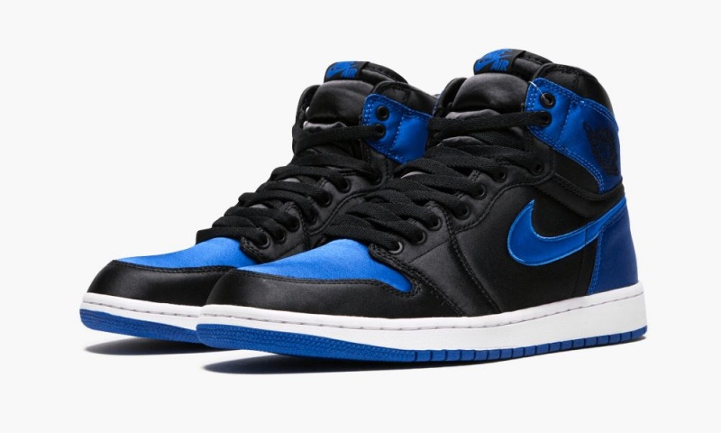 Nike Air Jordan 1 Retro High OG EP 'Satin' Miesten Kengät Mustat Kuninkaallinen Sininen Valkoinen | 267CSVOIL