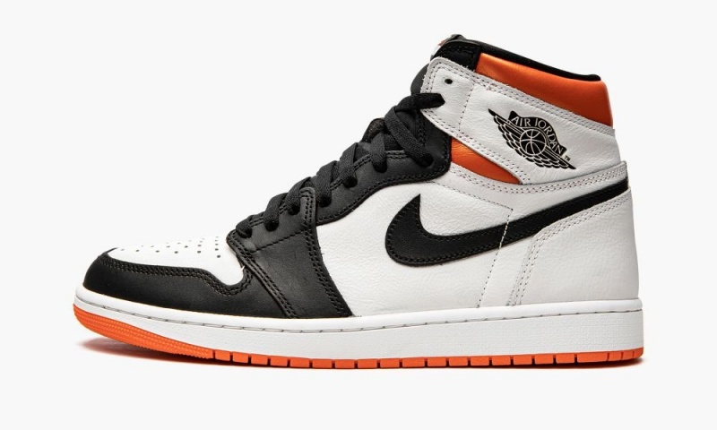 Nike Air Jordan 1 Retro High OG 'Electro Orange' Miesten Kengät Valkoinen Oranssi Mustat | 593BEIAXP