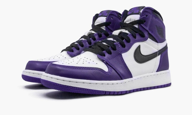 Nike Air Jordan 1 Retro High OG GS 'Court Purple 2.0' Lasten Kengät Violetit Mustat Valkoinen | 475PLDJCT