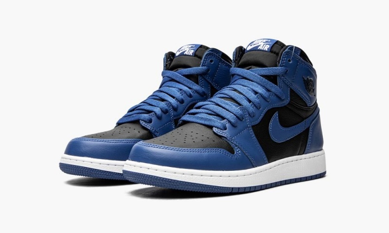Nike Air Jordan 1 Retro High OG GS 'Dark Marina Blue' Lasten Kengät Tummansininen Mustat Valkoinen | 269RTLNEM