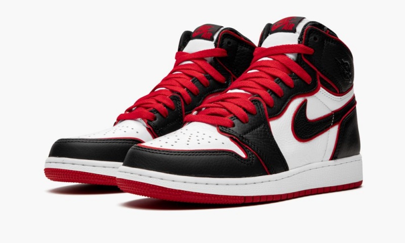 Nike Air Jordan 1 Retro High OG GS 'Meant to Fly' Lasten Kengät Mustat Punainen Valkoinen | 915JGDBWX