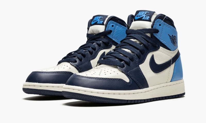 Nike Air Jordan 1 Retro High OG GS 'Obsidian/University Blue' Lasten Kengät Obsidian Sininen | 297CFRNKW