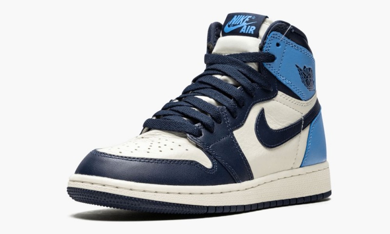 Nike Air Jordan 1 Retro High OG GS 'Obsidian/University Blue' Lasten Kengät Obsidian Sininen | 297CFRNKW