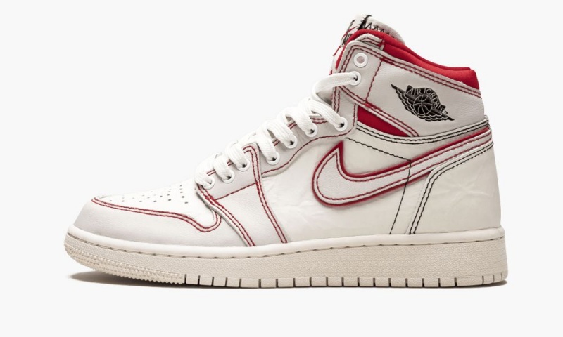 Nike Air Jordan 1 Retro High OG GS \'Phantom\' Lasten Kengät Mustat Punainen Valkoinen | 408XVTGHZ