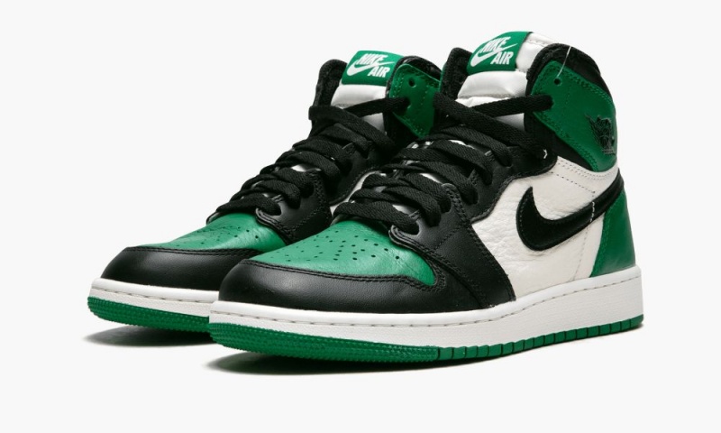 Nike Air Jordan 1 Retro High OG GS 'Pine Green' Lasten Kengät Syvä Vihreä Mustat | 309GQNHTP