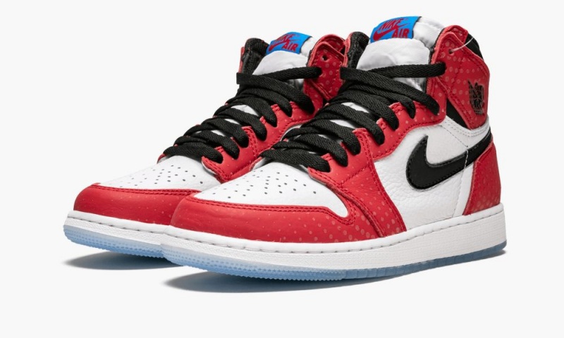 Nike Air Jordan 1 Retro High OG GS 'Spider-Man Origin Story' Lasten Kengät Punainen Mustat Valkoinen Sininen | 431OXWGPK