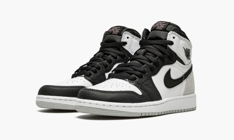 Nike Air Jordan 1 Retro High OG GS 'Stage Haze' Lasten Kengät Valkoinen Mustat Harmaat | 273XTBVNS