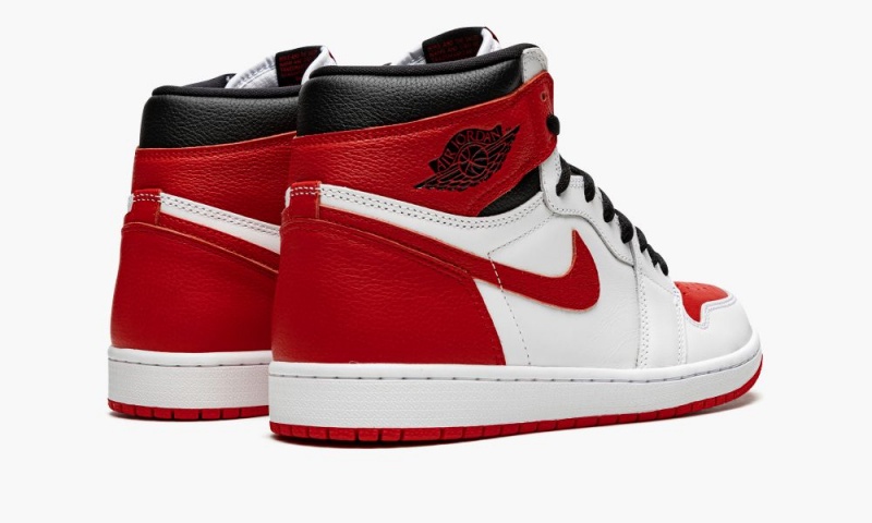 Nike Air Jordan 1 Retro High OG 'Heritage' Miesten Kengät Valkoinen Punainen Mustat | 395EZOAPV