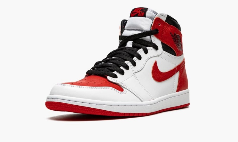 Nike Air Jordan 1 Retro High OG 'Heritage' Miesten Kengät Valkoinen Punainen Mustat | 395EZOAPV