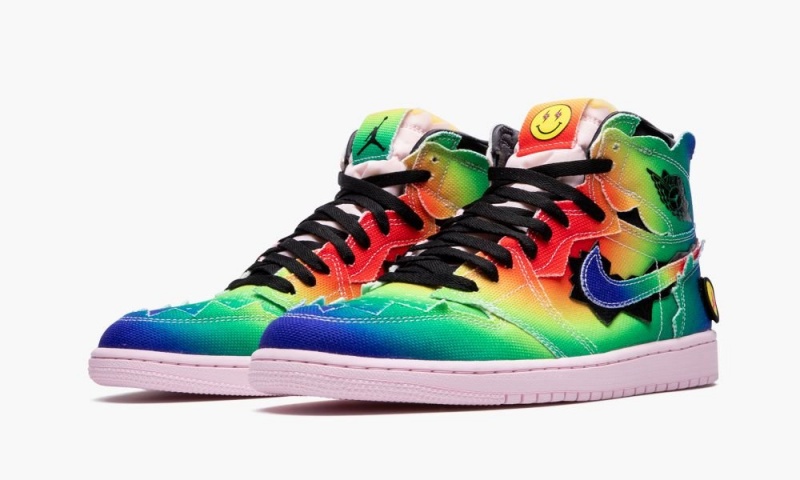 Nike Air Jordan 1 Retro High OG 'J Balvin' Miesten Kengät Monivärinen Mustat Pinkki | 374HDPNQT