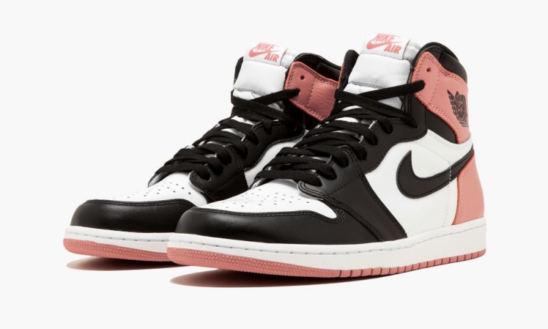 Nike Air Jordan 1 Retro High OG NRG 'RUST PINK' Miesten Kengät Valkoinen Mustat Punainen Pinkki | 394MLDPZH