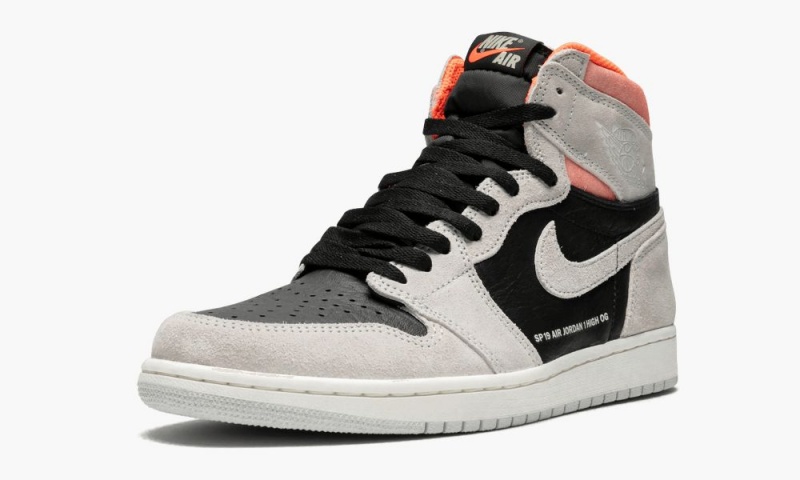 Nike Air Jordan 1 Retro High OG 'Neutraalit Grey/Hyper Crimson' Miesten Kengät Harmaat Mustat | 147TWYOKQ