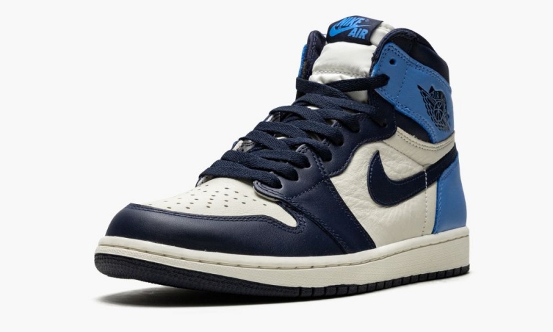 Nike Air Jordan 1 Retro High OG 'Obsidian/University Blue' Miesten Kengät Obsidian Sininen | 673NVOEZL