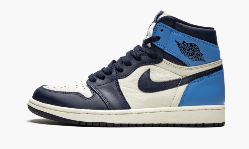 Nike Air Jordan 1 Retro High OG \'Obsidian/University Blue\' Miesten Kengät Obsidian Sininen | 673NVOEZL