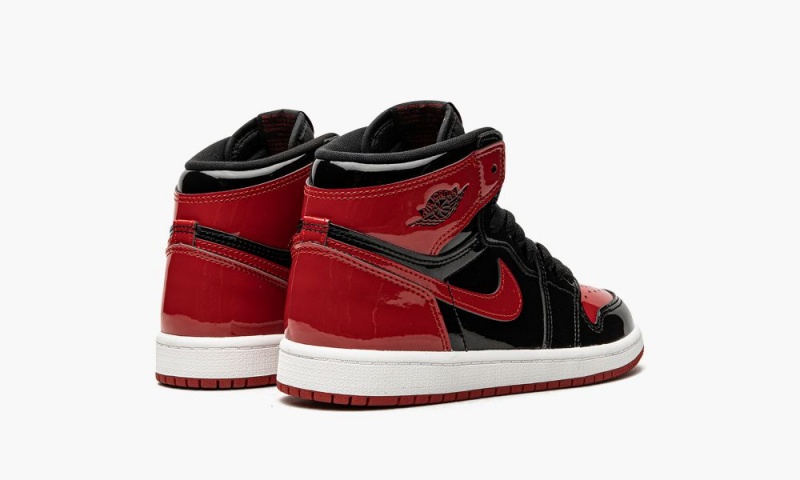 Nike Air Jordan 1 Retro High OG PS 'Bred Kiiltonahka' Lasten Kengät Mustat Valkoinen Punainen | 936VQTNSL