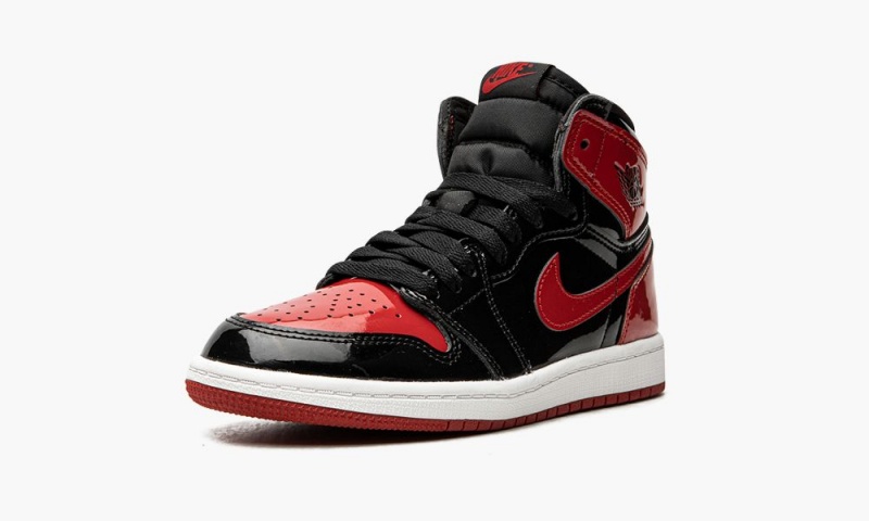Nike Air Jordan 1 Retro High OG PS 'Bred Kiiltonahka' Lasten Kengät Mustat Valkoinen Punainen | 936VQTNSL