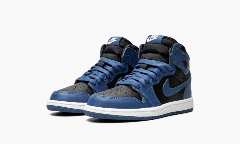 Nike Air Jordan 1 Retro High OG PS 'Dark Marina Blue' Lasten Kengät Tummansininen Mustat Valkoinen | 413XUQZKN
