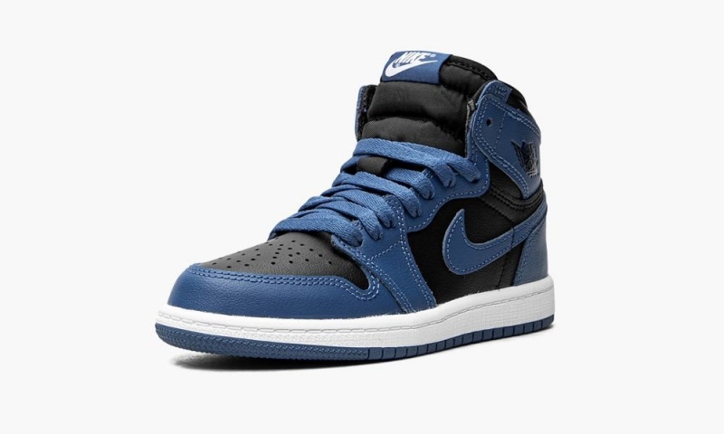 Nike Air Jordan 1 Retro High OG PS 'Dark Marina Blue' Lasten Kengät Tummansininen Mustat Valkoinen | 413XUQZKN