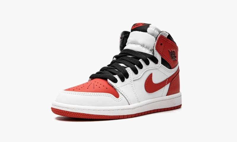 Nike Air Jordan 1 Retro High OG PS 'Heritage' Lasten Kengät Valkoinen Punainen Mustat | 719EMHTIC