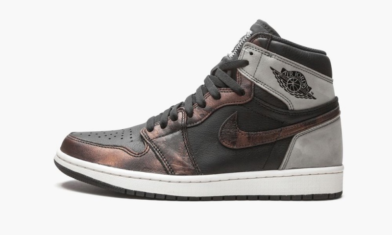 Nike Air Jordan 1 Retro High OG \'Patina / Rust Shadow\' Miesten Kengät Mustat Harmaat | 728FJLHGP