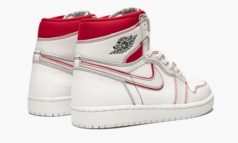 Nike Air Jordan 1 Retro High OG 'Phantom' Miesten Kengät Mustat Punainen Valkoinen | 509NZCDIQ
