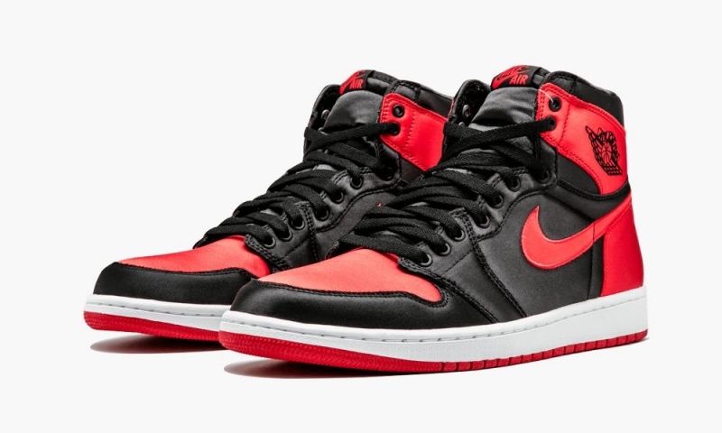 Nike Air Jordan 1 Retro High OG SE 'Satin' Miesten Kengät Mustat Punainen Valkoinen | 258MADFVJ