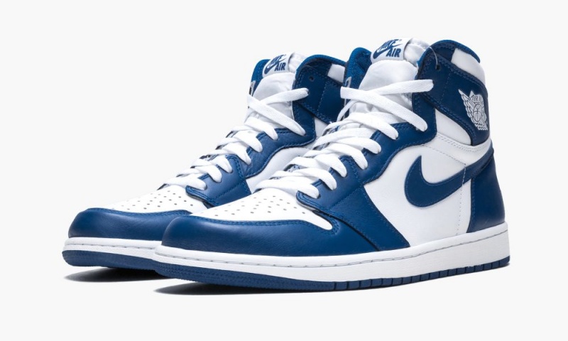 Nike Air Jordan 1 Retro High OG 'Storm Blue' Miesten Kengät Valkoinen Sininen | 840EUCMVD