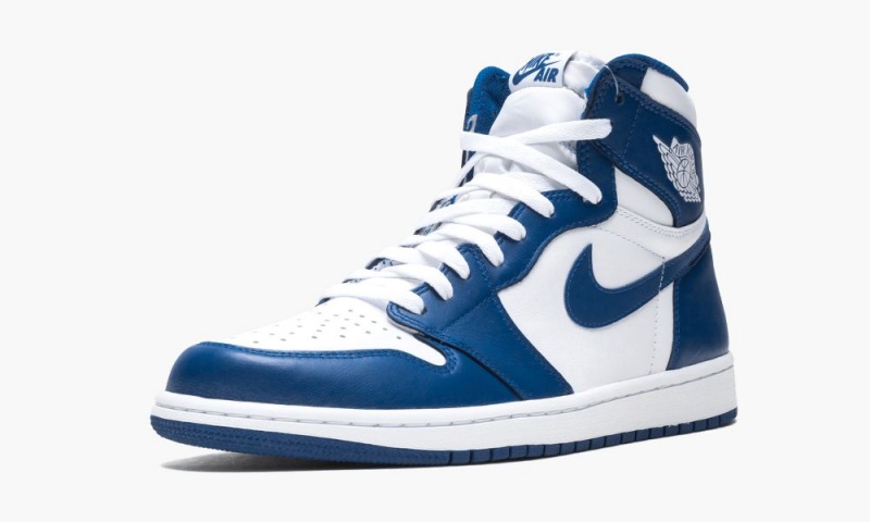 Nike Air Jordan 1 Retro High OG 'Storm Blue' Miesten Kengät Valkoinen Sininen | 840EUCMVD