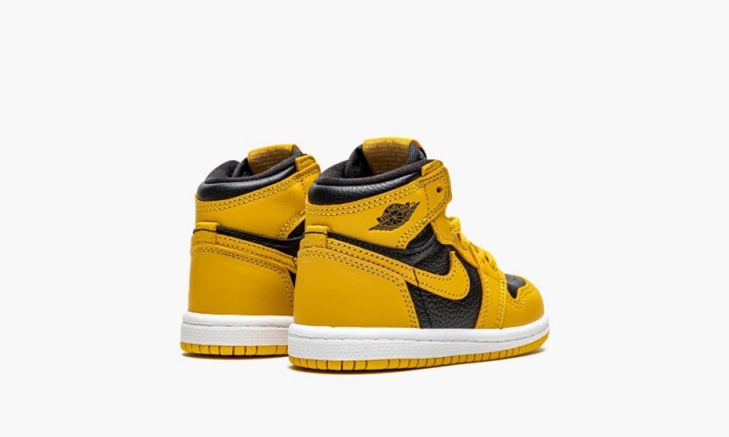 Nike Air Jordan 1 Retro High OG TD 'Pollen' Lasten Kengät Mustat Valkoinen Keltainen | 387ETHACU