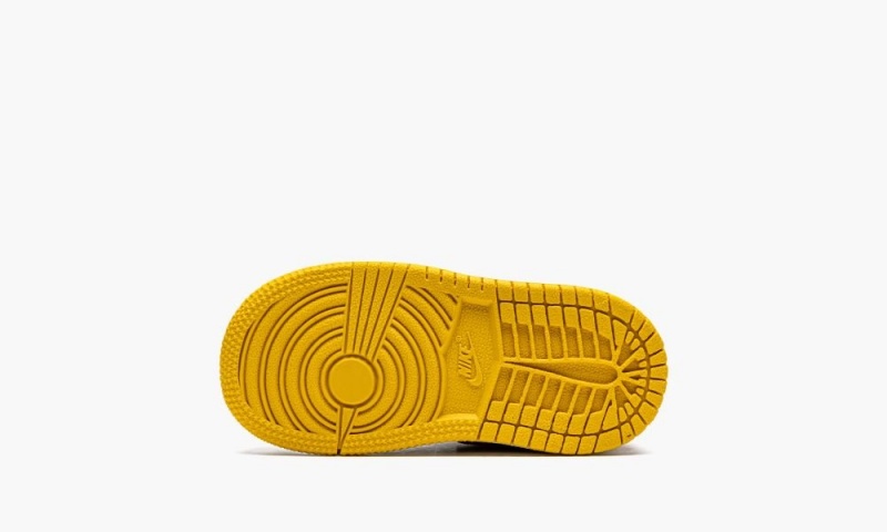 Nike Air Jordan 1 Retro High OG TD 'Pollen' Lasten Kengät Mustat Valkoinen Keltainen | 387ETHACU