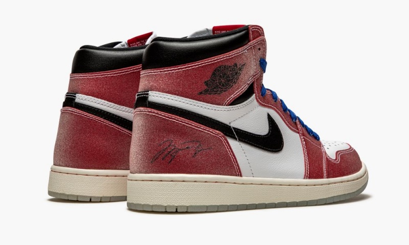 Nike Air Jordan 1 Retro High OG 'Trophy Room - With Blue Laces' Miesten Kengät Valkoinen Punainen Mustat | 614ICZBKQ