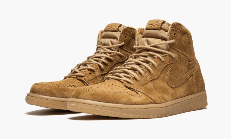 Nike Air Jordan 1 Retro High OG 'Wheat' Miesten Kengät Kultaiset | 329KOIPAX