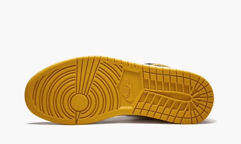 Nike Air Jordan 1 Retro High OG 'Yellow Ochre' Miesten Kengät Valkoinen Keltainen Mustat | 716GQKHWA