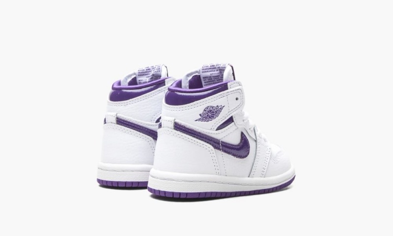 Nike Air Jordan 1 Retro High TD 'Court Purple' Lasten Kengät Valkoinen Violetit | 652FJUMAX