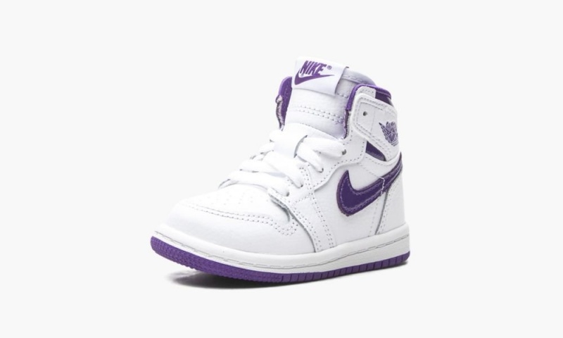 Nike Air Jordan 1 Retro High TD 'Court Purple' Lasten Kengät Valkoinen Violetit | 652FJUMAX