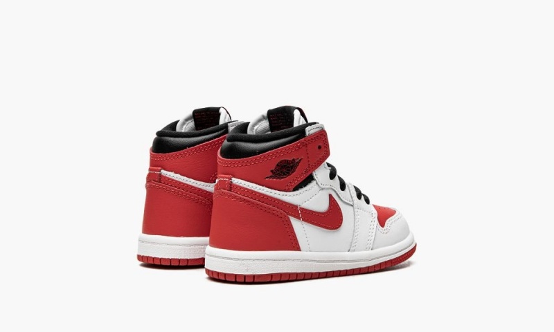Nike Air Jordan 1 Retro High TD 'Heritage' Lasten Kengät Valkoinen Punainen Mustat | 428OUGWBF