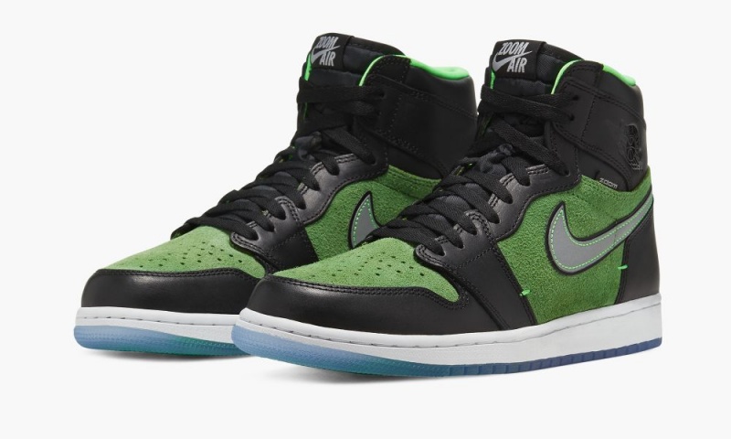 Nike Air Jordan 1 Retro High Zoom 'Zen Green' Miesten Kengät Vihreä Mustat | 984OQMFWK