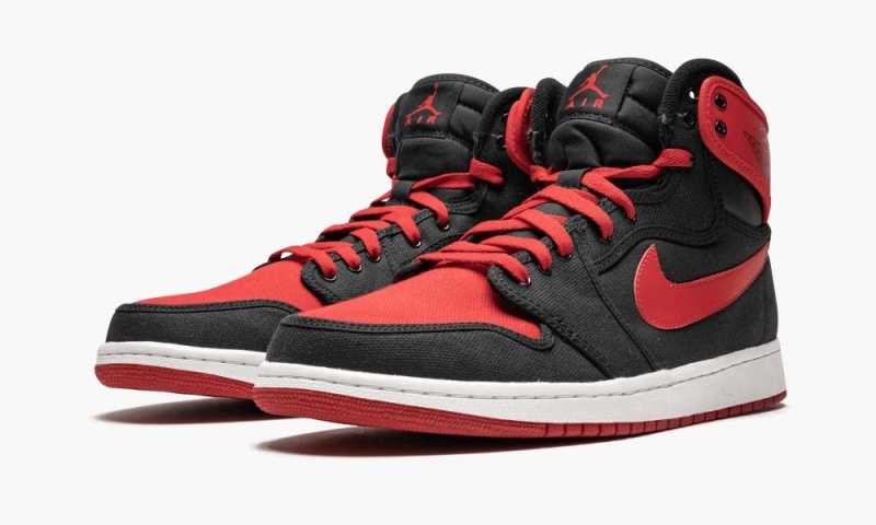 Nike Air Jordan 1 Retro KO HI Miesten Kengät Mustat Punainen Valkoinen | 307IQJRVY