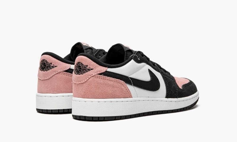 Nike Air Jordan 1 Retro Low OG GS 'Bleached Coral' Lasten Kengät Mustat Koralli Valkoinen | 617NBTUWP
