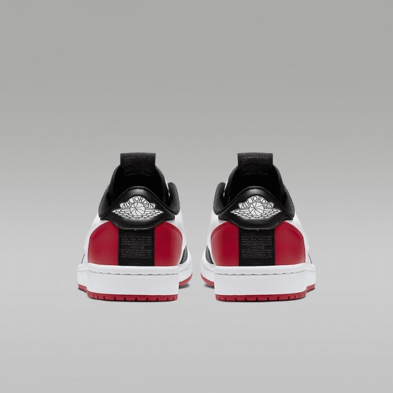 Nike Air Jordan 1 Retro Low Slip Naisten Kengät Mustat Valkoinen Punainen | 158NXOBZT