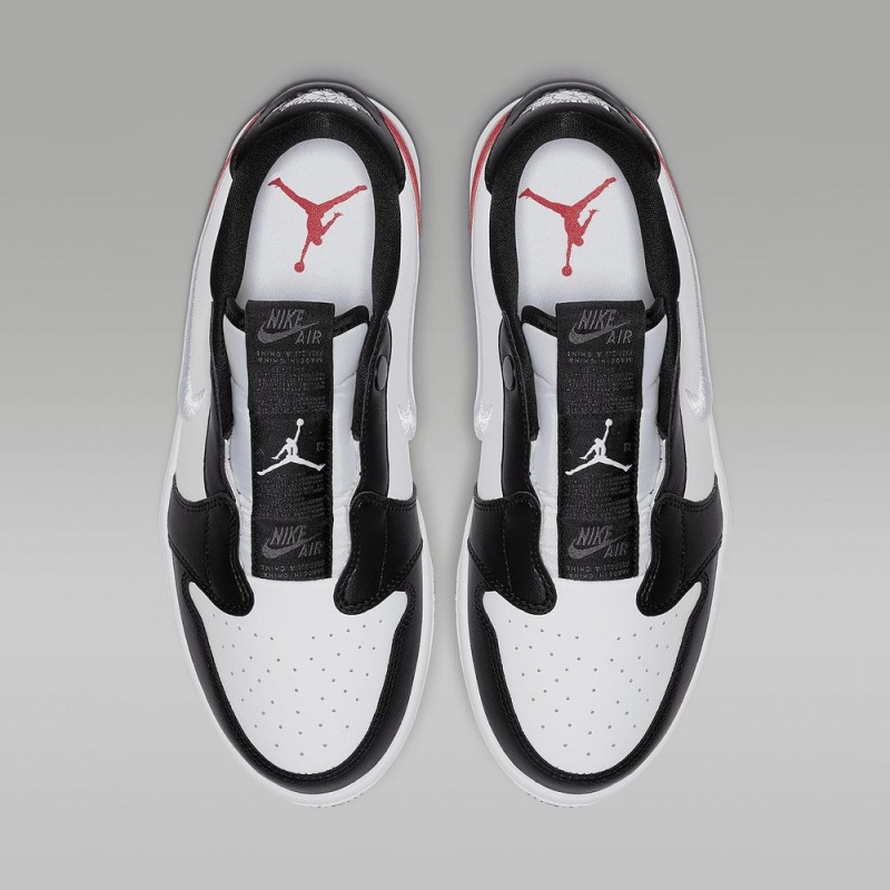 Nike Air Jordan 1 Retro Low Slip Naisten Kengät Mustat Valkoinen Punainen | 158NXOBZT