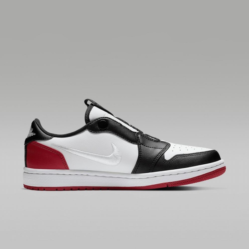 Nike Air Jordan 1 Retro Low Slip Naisten Kengät Mustat Valkoinen Punainen | 158NXOBZT