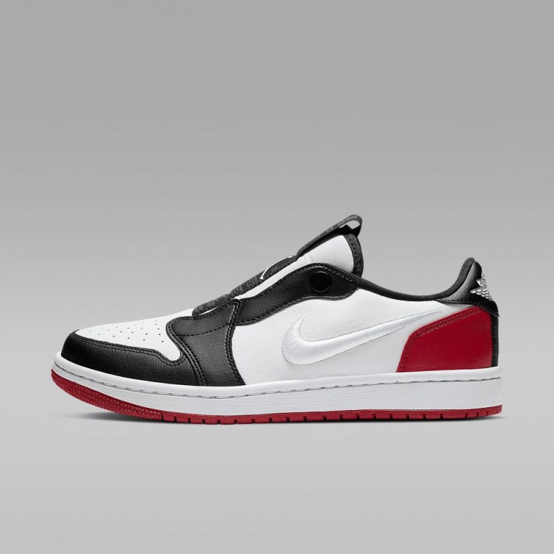 Nike Air Jordan 1 Retro Low Slip Naisten Kengät Mustat Valkoinen Punainen | 158NXOBZT