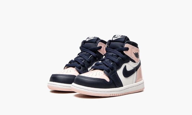 Nike Air Jordan 1 Retro OG TD 'Bubble Gum' Lasten Kengät Valkoinen Mustat Pinkki | 624RKMTQP