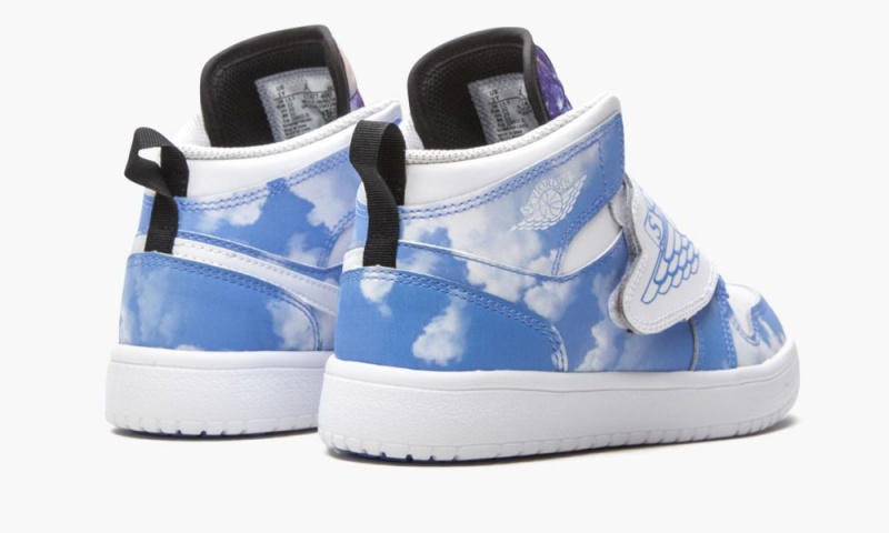 Nike Air Jordan 1 Sky Fearless Lasten Kengät Sininen Valkoinen Mustat | 824EAWMTX