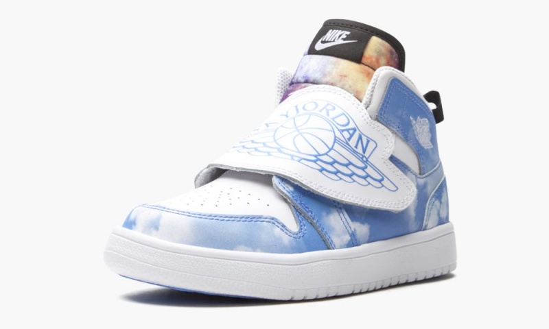 Nike Air Jordan 1 Sky Fearless Lasten Kengät Sininen Valkoinen Mustat | 824EAWMTX