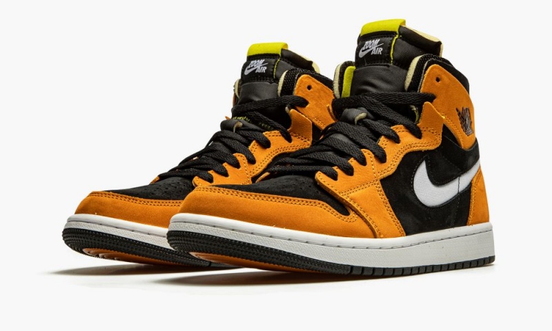 Nike Air Jordan 1 Zoom Air CMFT 'Black / Monarch' Miesten Kengät Mustat Valkoinen Oranssi | 864NIZOSR
