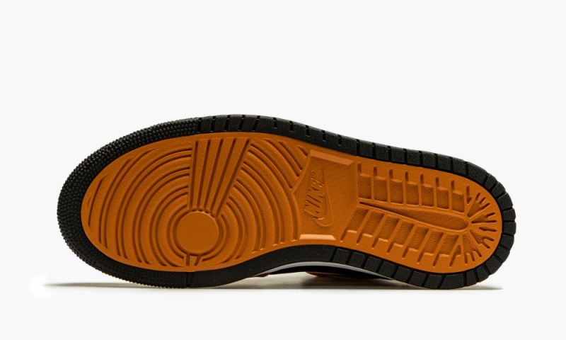 Nike Air Jordan 1 Zoom Air CMFT 'Black / Monarch' Miesten Kengät Mustat Valkoinen Oranssi | 864NIZOSR