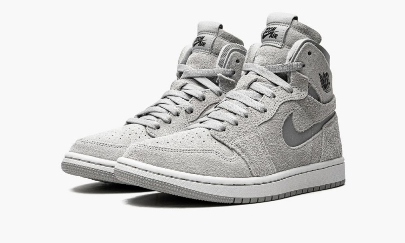 Nike Air Jordan 1 Zoom Air CMFT 'Grey Fog' Naisten Kengät Harmaat Mustat | 051KWXUIZ